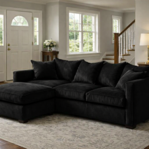 4 Seater Dylan Corner Sofa Set Plush Fabric