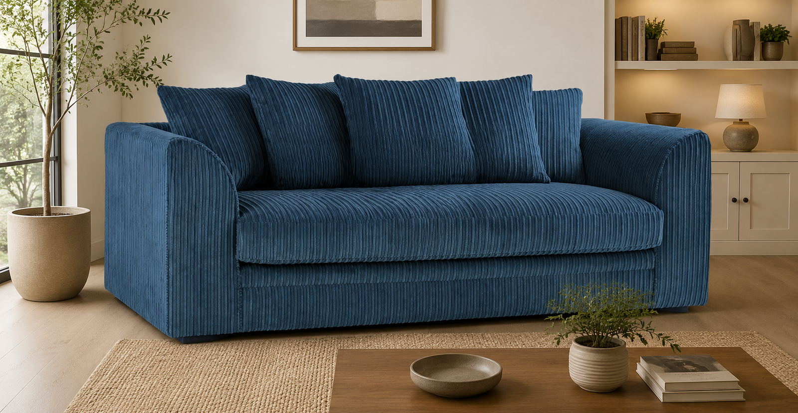 Luxury 3 Seater Sofa Modern Couch for Living Room - Image 2
