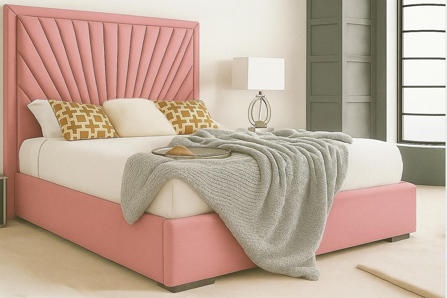 Deluxe Upholstered Bed Frame 3.0 4'6 Double 5ft King Size - Image 3
