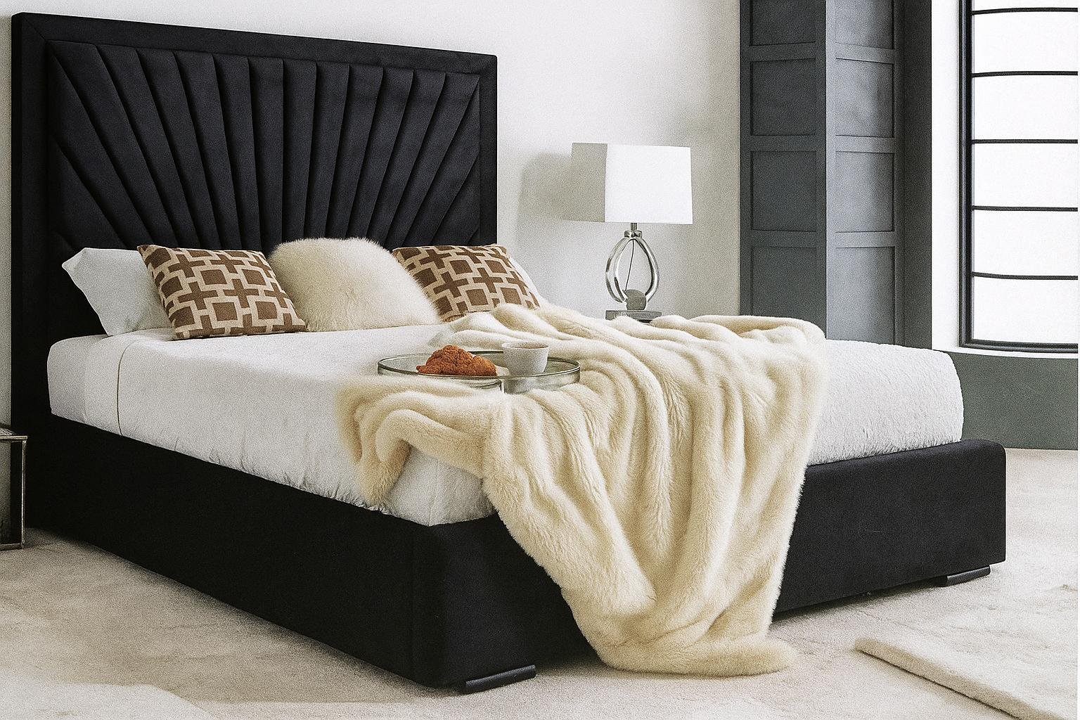 Deluxe Upholstered Bed Frame 3.0 4'6 Double 5ft King Size - Image 4