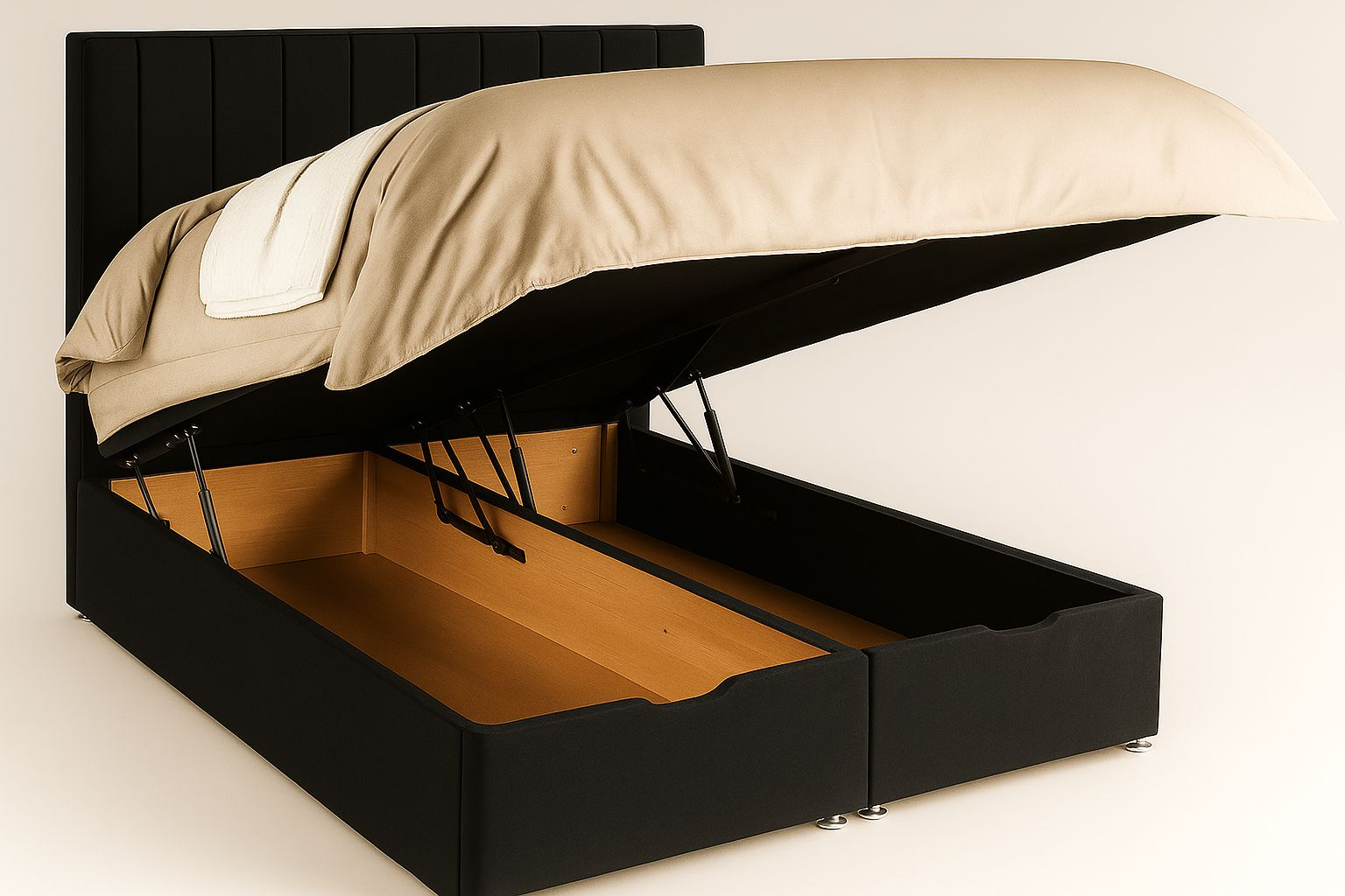 Seline Bed Upholstered Bed Frame 3.0 4'6 Double 5ft King Size - Image 4
