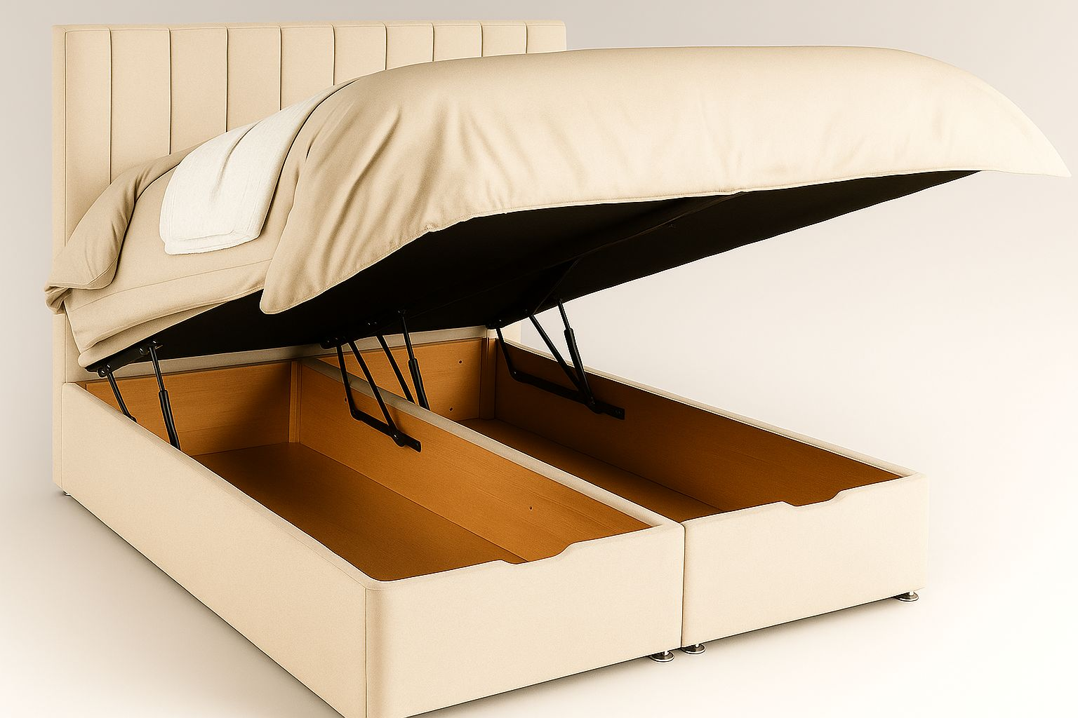 Seline Bed Upholstered Bed Frame 3.0 4'6 Double 5ft King Size - Image 3