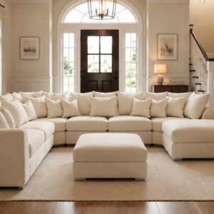 U Shape Bespoke Cinema Sofa Set